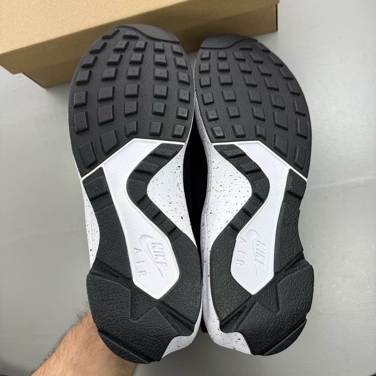 Nike Air Huarache Light Size UK 9 Black White Men's Trainers 306127-010 obraz 8