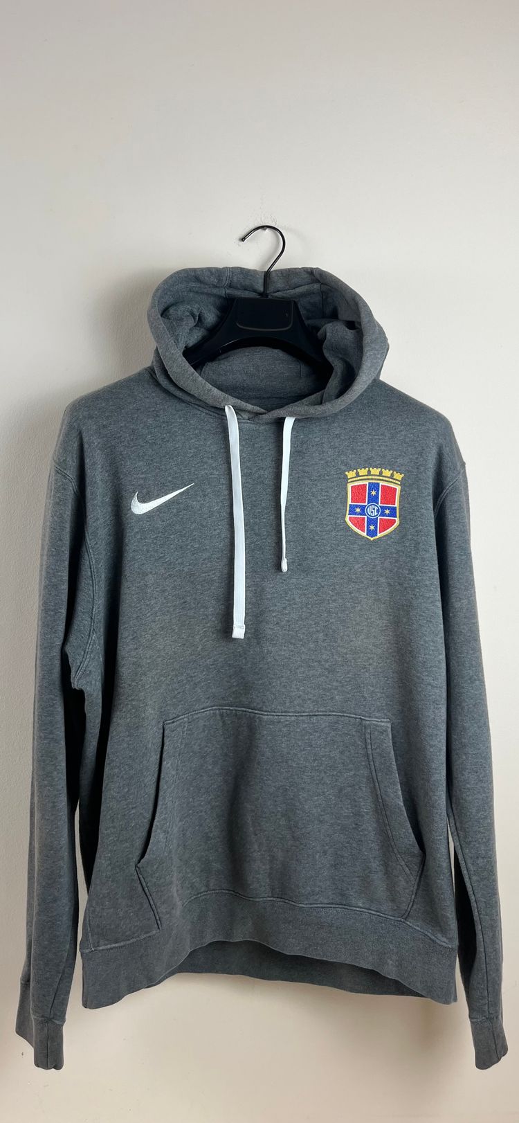 Nike Grey Hoodie With Crest Logo image 2
