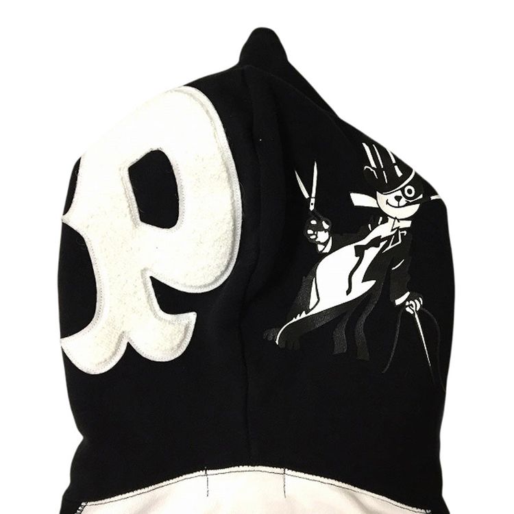Bape Black White Panda Zip Up Pullover Hoodie image 8