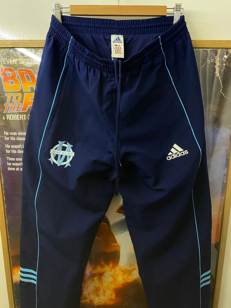 2000/01 Adidas Olympique Marseille Football Training Track Pants image 1
