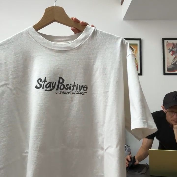 Supreme t-shirt supreme stay positive product image
