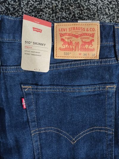 Levi'S 510 Skinny Jeans Dark Waah W36 L32