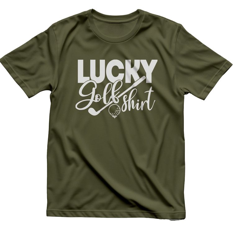 Golf-63 T-Shirt Lucky Golf Shirt 8