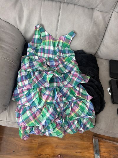 Plaid Sleeveless Dress