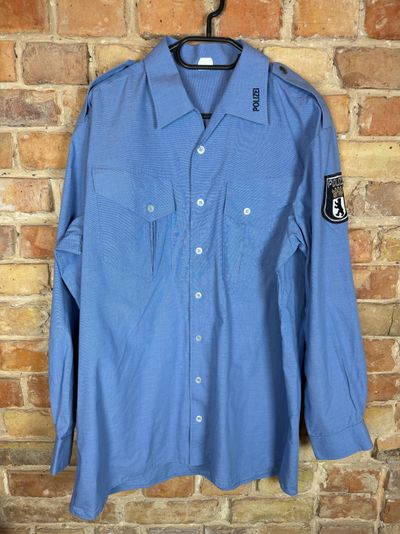 Blue Police Uniform Shirt
