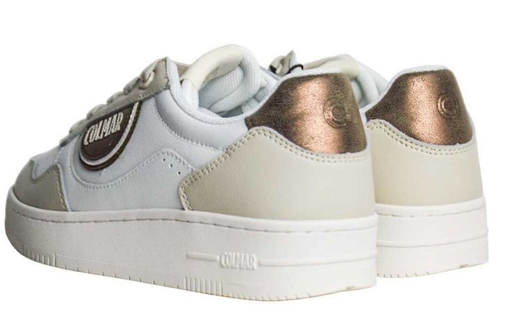 Colmar White And Beige Sneakers image 3