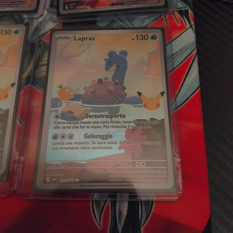 Lapras Pokémon Card obraz 1