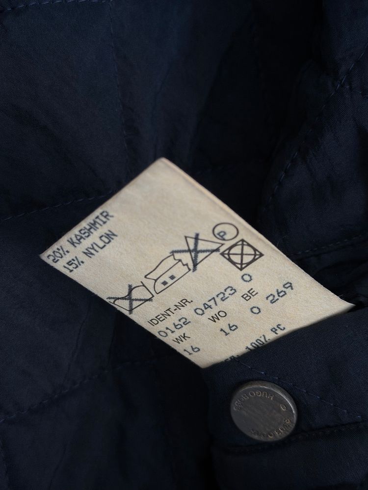 Hugo Boss 1980s Wool Cashmere Camel Brown Bomber Jacket - Size L image 6