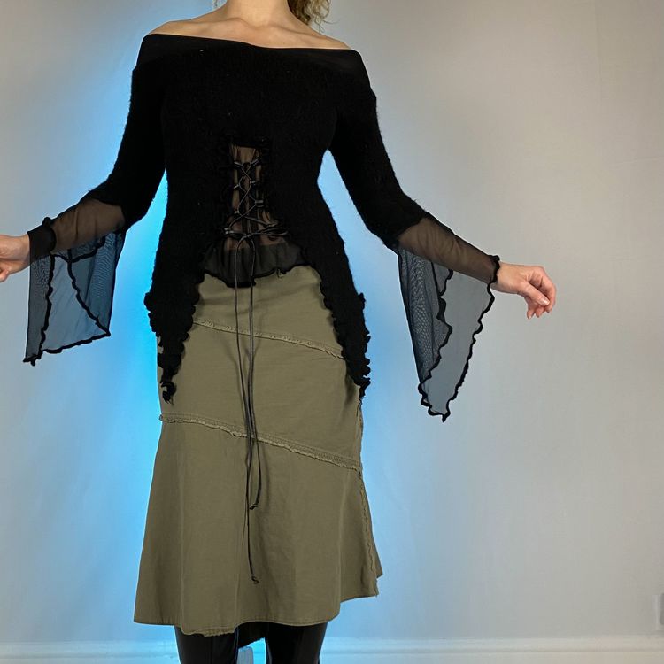 French vintage knit top  5