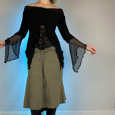 French vintage knit top 5