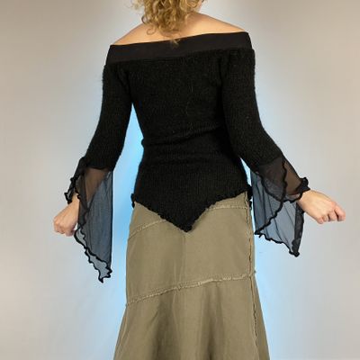 French vintage knit top 2