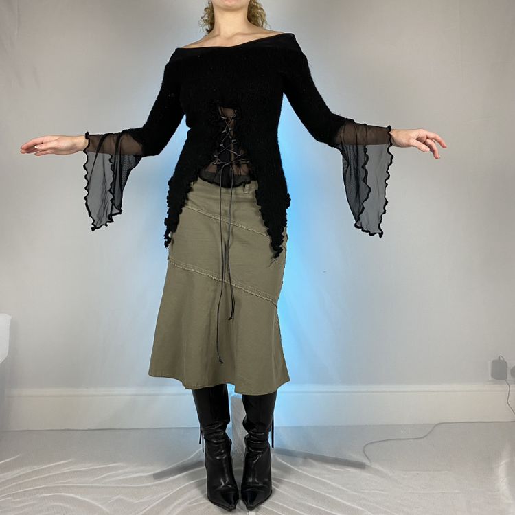 French vintage knit top 