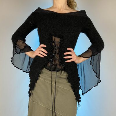 French vintage knit top 4