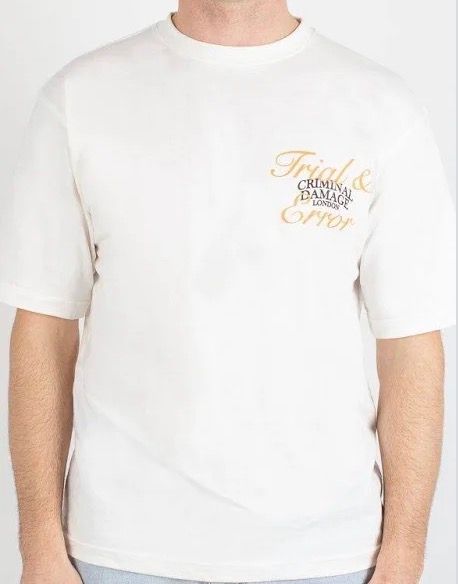 Criminal damage tee RRP£35