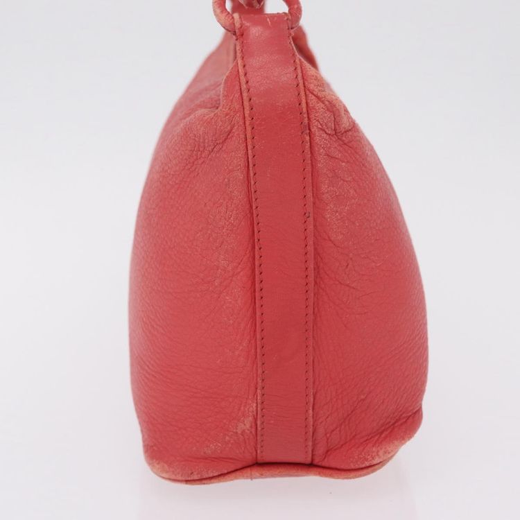Bottega Veneta Shoulder Bag Leather Red 114088 Auth 210999 - Jerrillo image 4