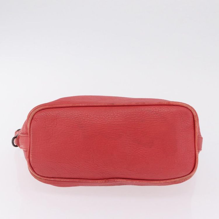 Bottega Veneta Shoulder Bag Leather Red 114088 Auth 210999 - Jerrillo image 10