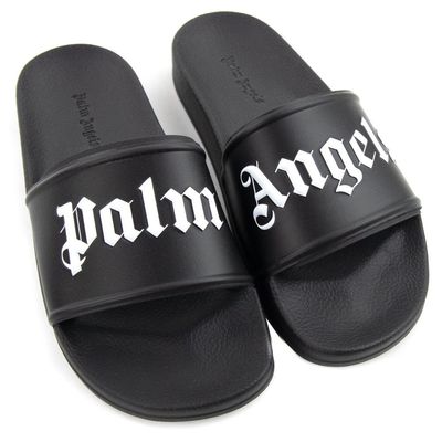 Palm Angels Black Slides UK8