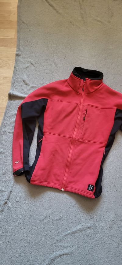 Red And Black Zip-Up Jacket