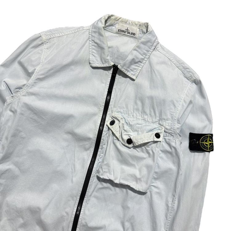 Stone Island Light Blue Overshirt image 7