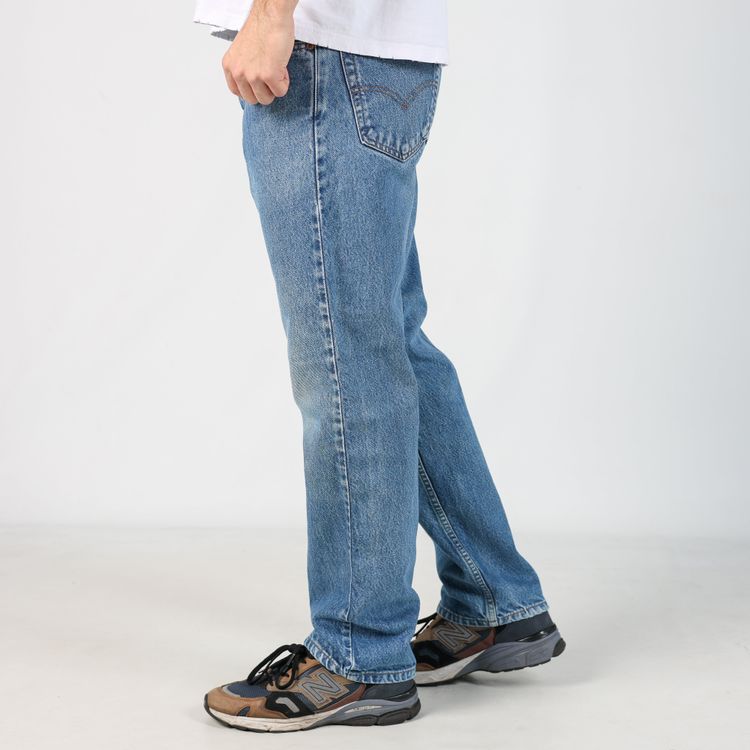 Light Blue 90s Levi's 505 Denim Jeans (34x30) 5