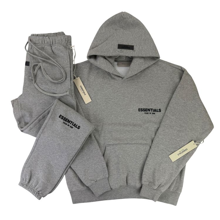 Fear of God Essentials Dark Oatmeal Full Tracksuit image 3