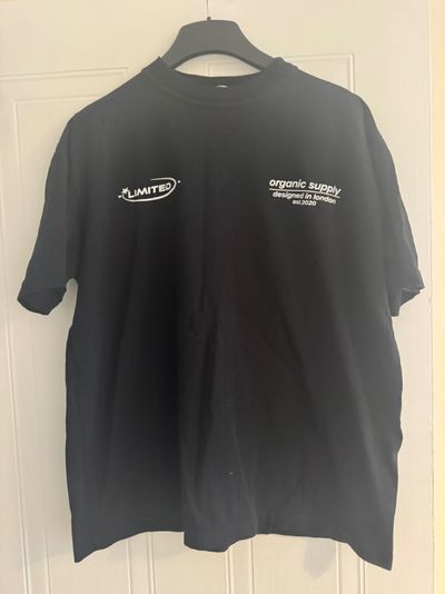 Limited Black Cotton T-Shirt