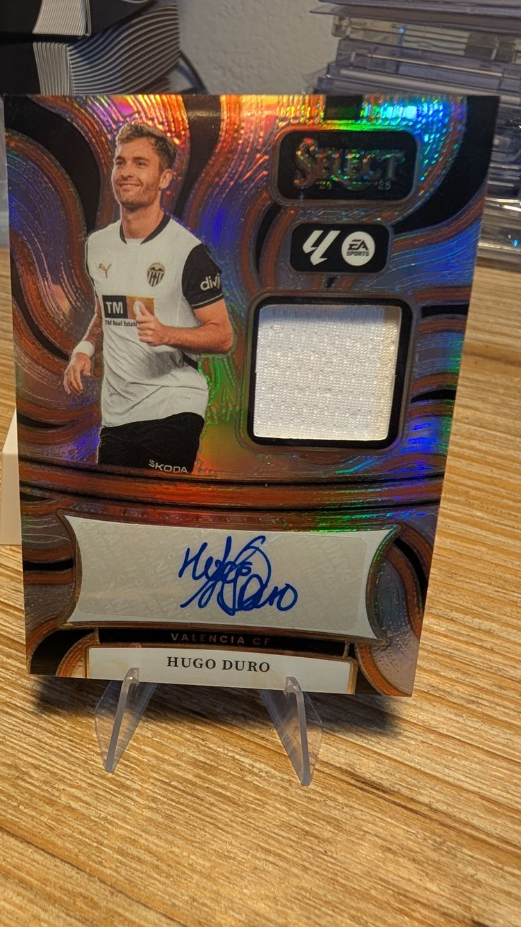 Hugo Duro Patch Auto Panini Prizm LaLiga