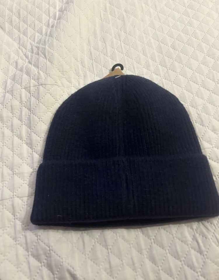 The North Face Navy Blue Beanie Hat 3