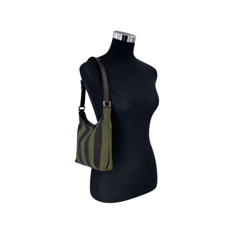 Immagine di Fendi Vintage Cloth Shoulder Bag Pequin 2