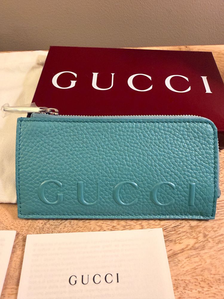 Gucci Leather Zip Wallet image 2