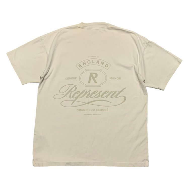 Represent XXS Grand Vintage Champagne Washed Sage Tee