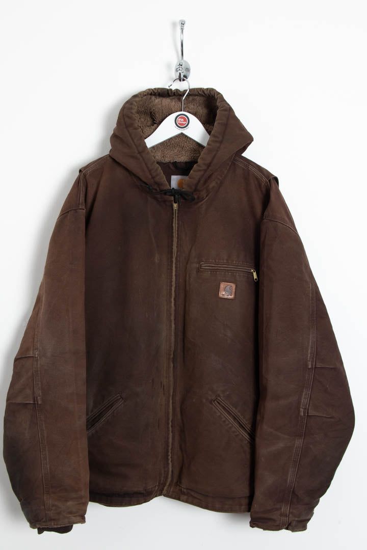 Carhartt J141 Duck Canvas Hooded Sierra Jacket (XXL) image 1