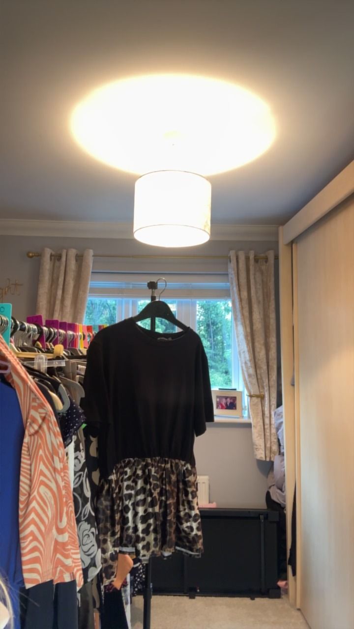 PrettyLittleThing PLT leopard peplum top size 10 product image