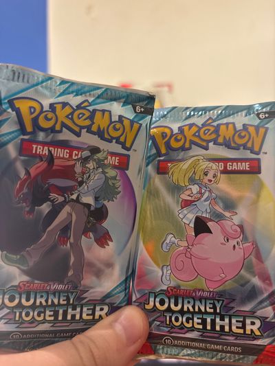 2 x Pokémon Trading Card Game Scarlet & Violet Journey Together Booster Packs