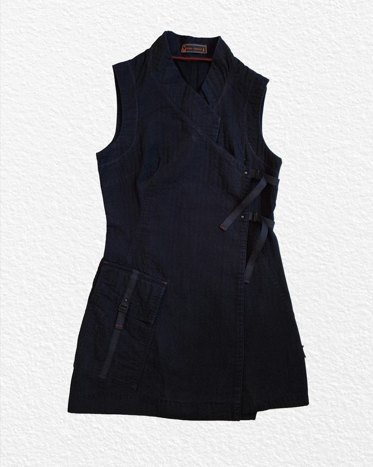 RARE Cop Copine Vintage wrap tunic with skirt