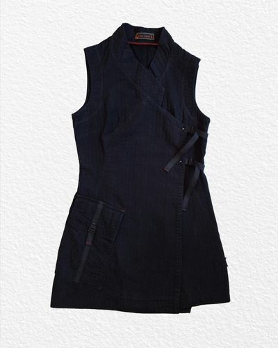 RARE Cop Copine Vintage wrap tunic with skirt