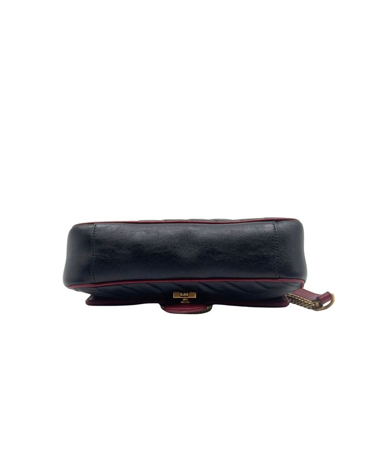 Gucci Borsa GG Marmont Small Pelle Matelassé Nera — Pre-owned Autentica obraz 9