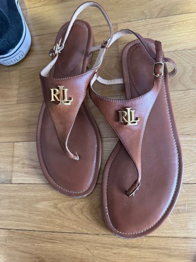 Ralph Lauren skórzane Sandały damskie rozmiar 40