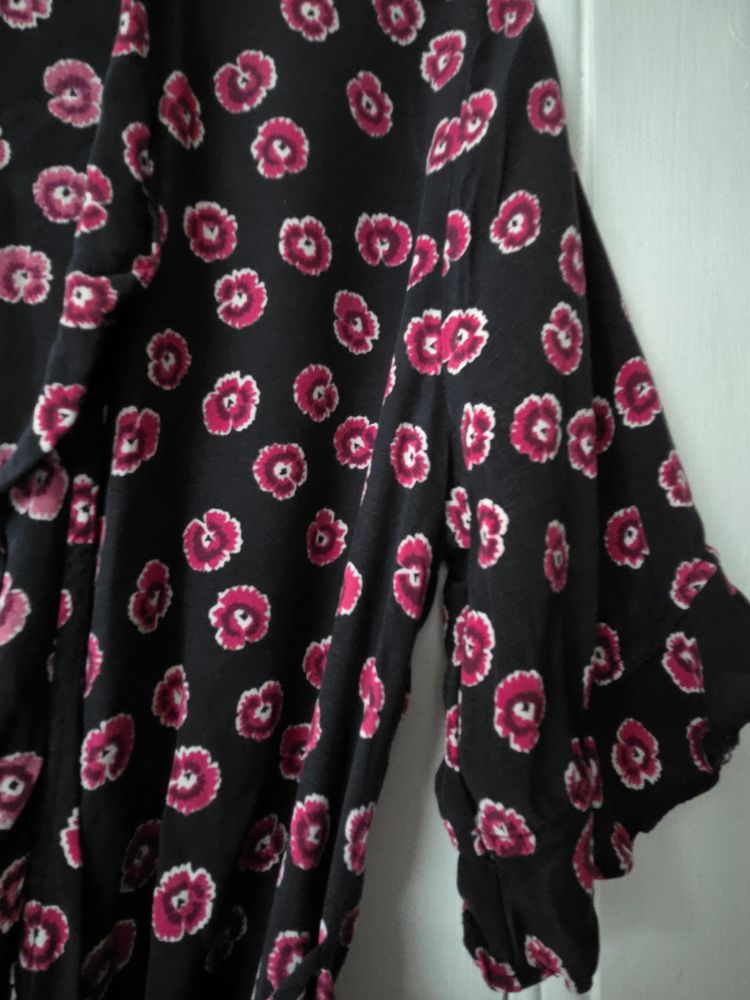 Whistles Floral Wrap Blouse 4