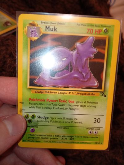 Muk non holo Pokémon Trading Card