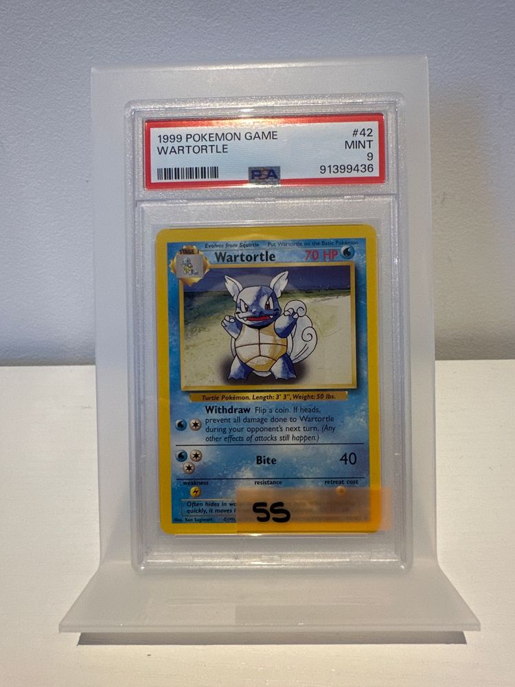 1999 Pokemon Game Wartortle Card