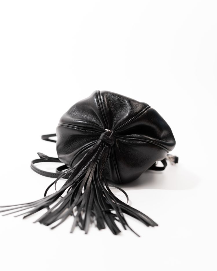 Miu Miu Borsa Bucket Nappa Nera — Pre-owned Autentica imagen 6