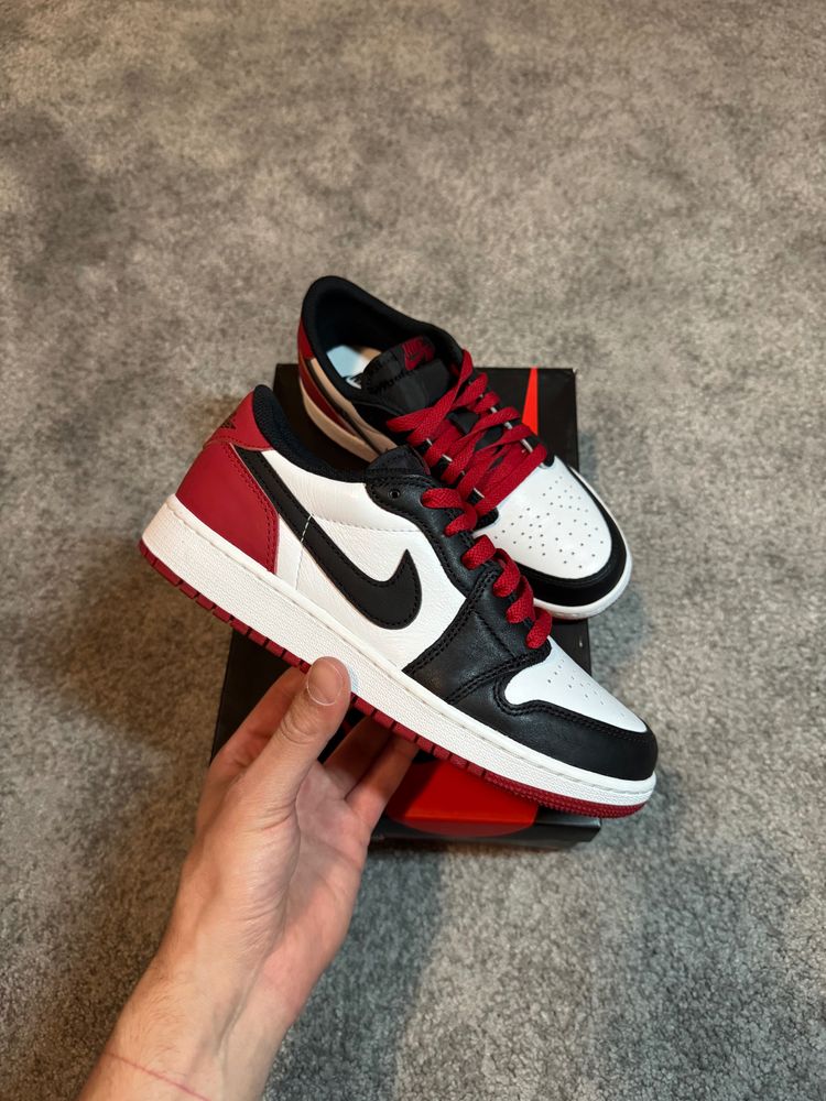 Jordan 1 Low OG Black Toe (Nuove)