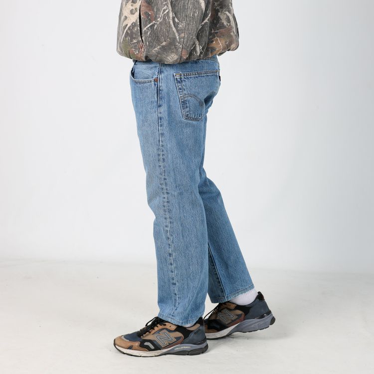 Light Blue y2ks Levi's 501 Denim Jeans (34x30) obraz 3