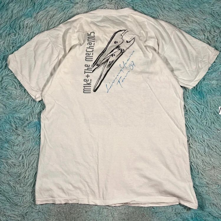 Immagine di Vintage 1989 White Mike & the Mechanics Band T Shirt - XXL 4