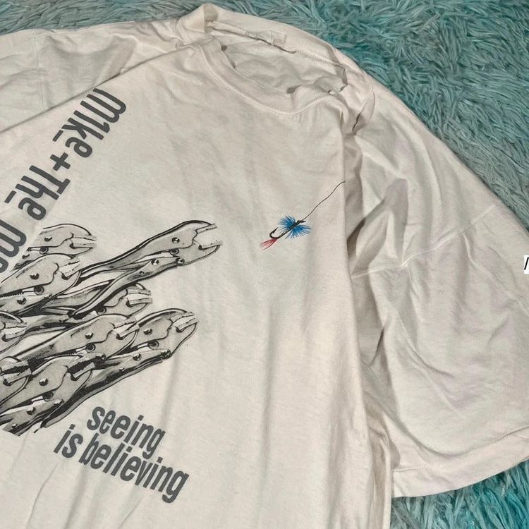 Immagine di Vintage 1989 White Mike & the Mechanics Band T Shirt - XXL 2