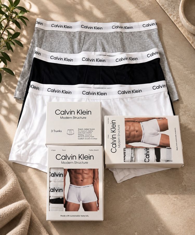 Calvin Klein Men'S Trunks 3-Pack 2