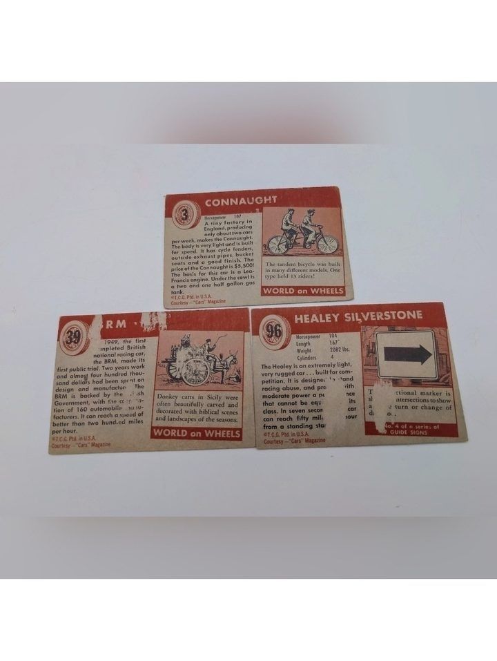World On Wheels Collectible Cards imagen 1