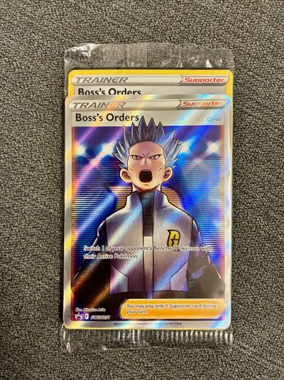SEALED PROMO Boss's Orders Trainer Card
