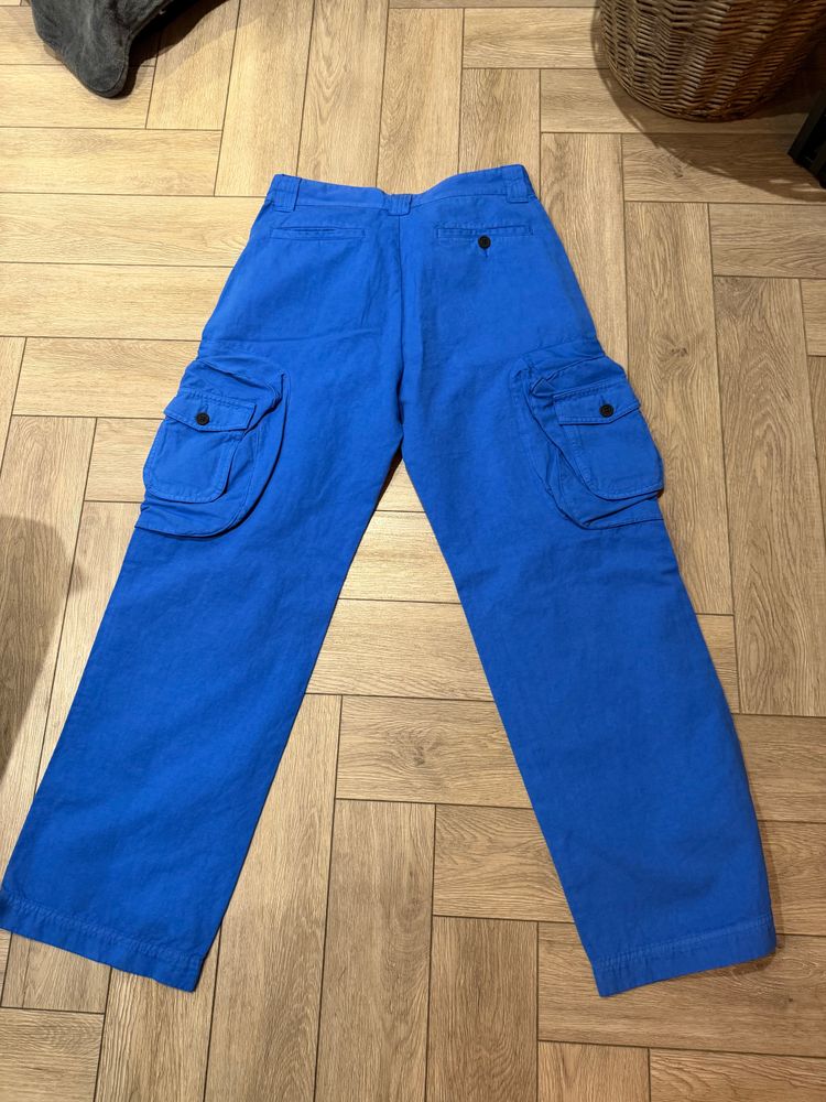 Heron Preston Blue Cargo Pants